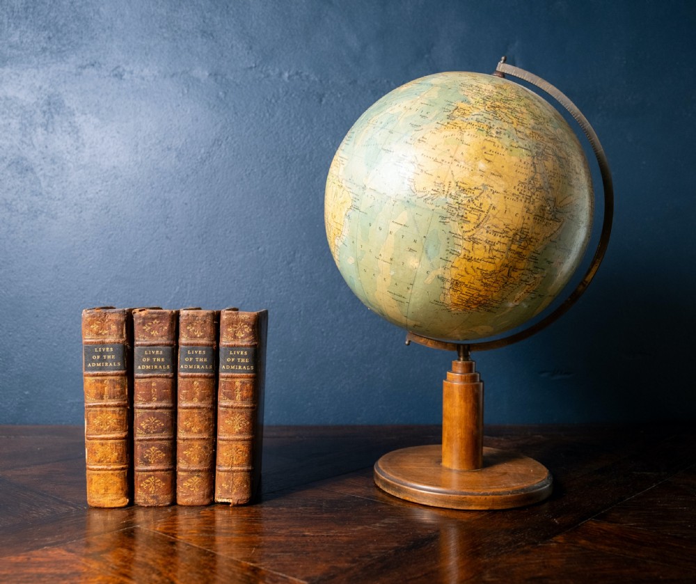 Art Deco Philips 12 Inch Terrestrial Globe, c.1930s View V