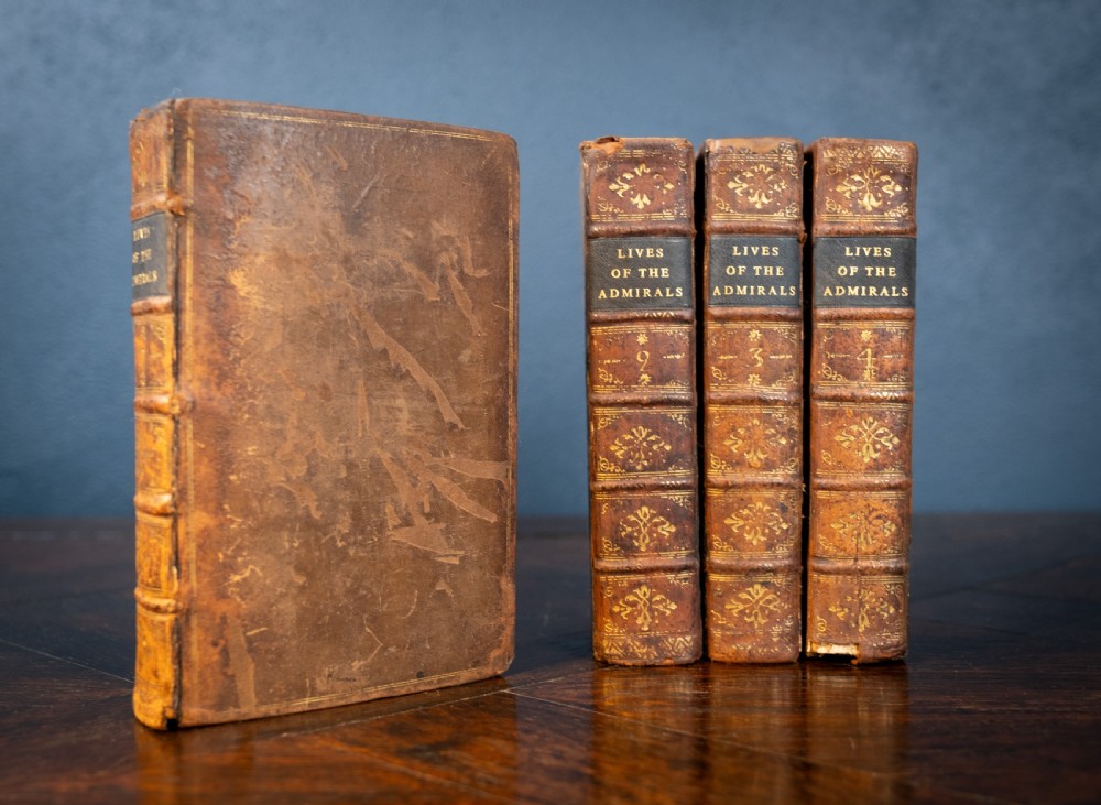 1750 Lives Of The Admirals By John Campbell. Four Volume Set. View III