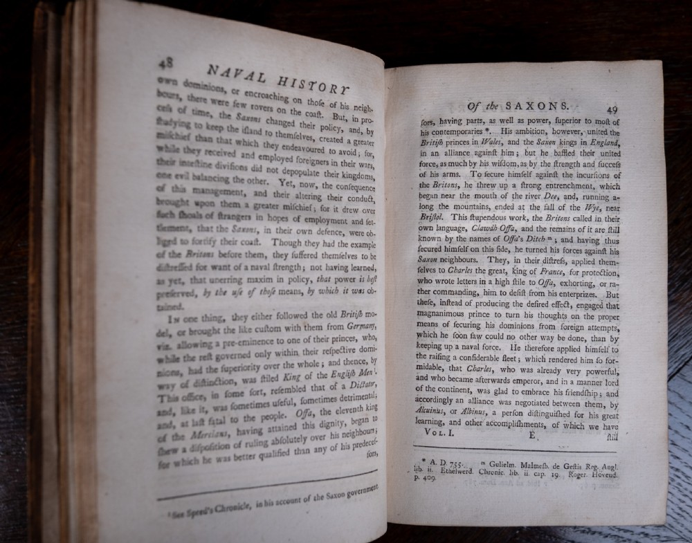 1750 Lives Of The Admirals By John Campbell. Four Volume Set. View XII
