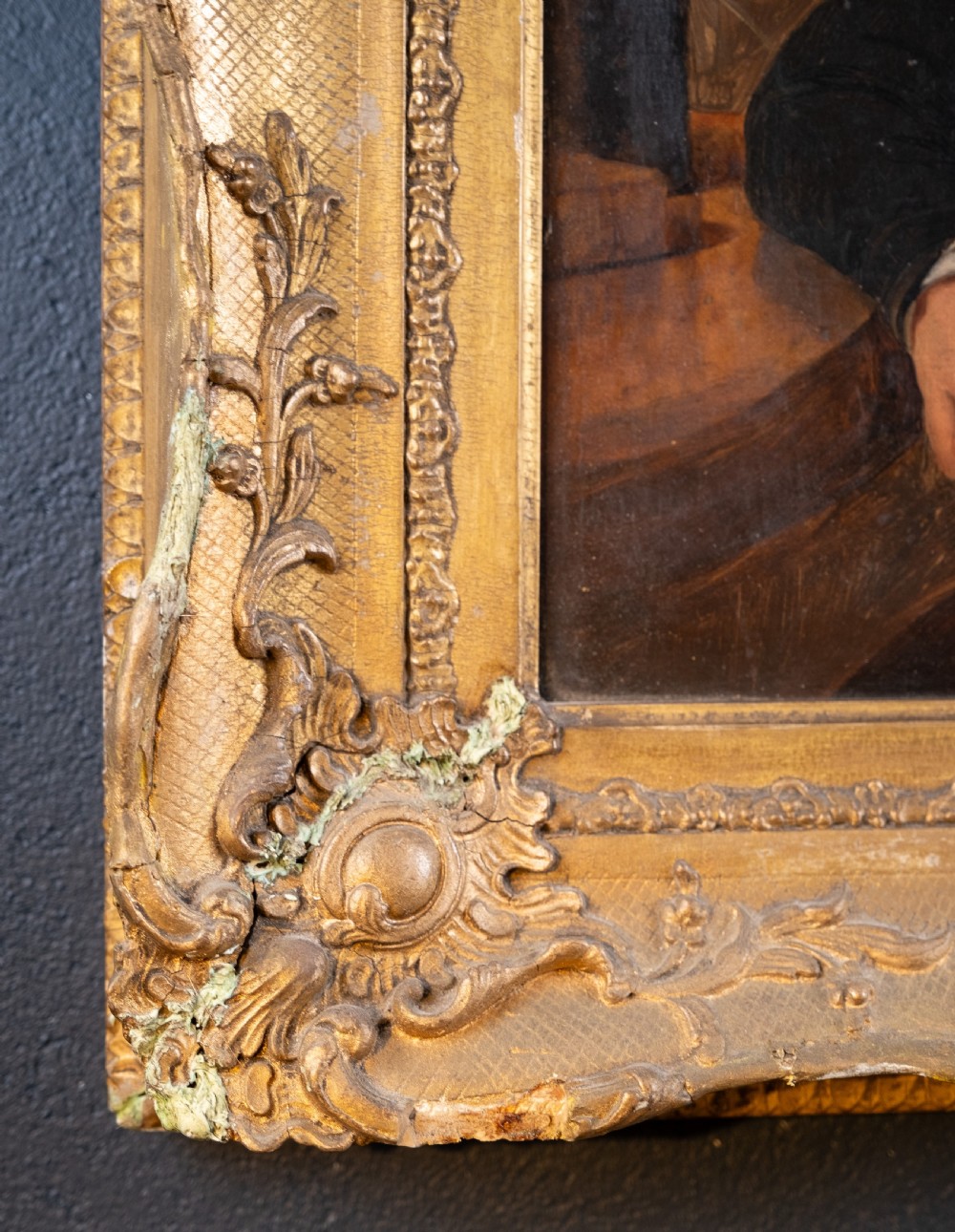 19th Century Portrait Of A Gentleman. Oil On Canvas. View V