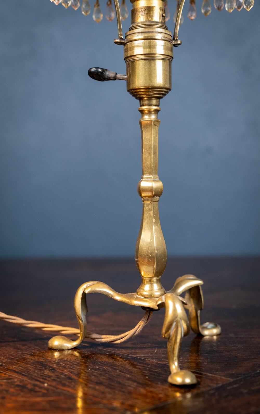 Art Nouveau Jewelled Brass Pullman's Carriage Lamp View XIV