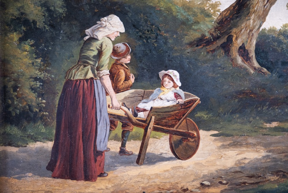 William P. Cartwright (British, 1855-1915) - 'A Pleasant Journey'. Signed & Dated. Oil on Canvas. View II