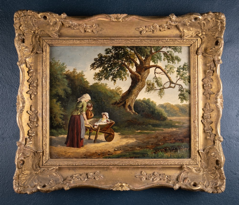 William P. Cartwright (British, 1855-1915) - 'A Pleasant Journey'. Signed & Dated. Oil on Canvas. View V