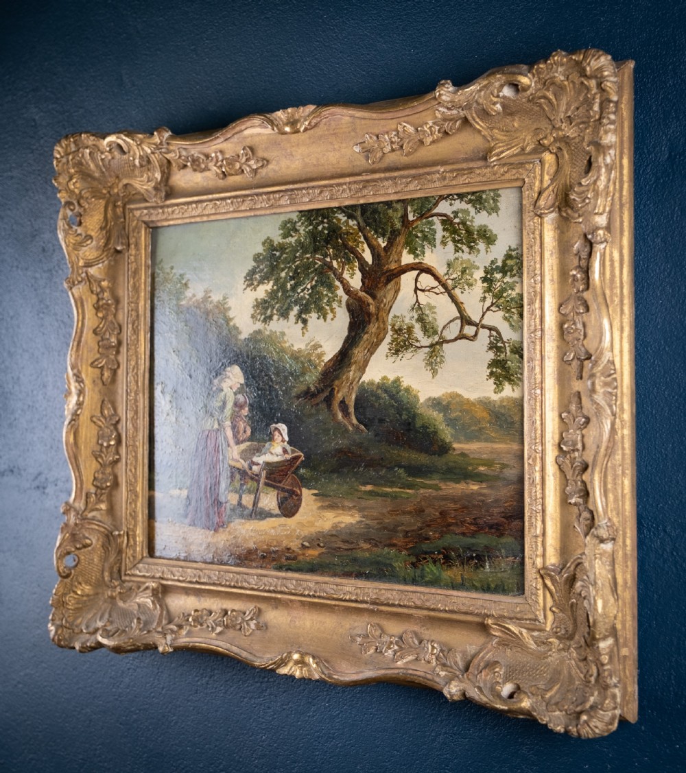 William P. Cartwright (British, 1855-1915) - 'A Pleasant Journey'. Signed & Dated. Oil on Canvas. View VI