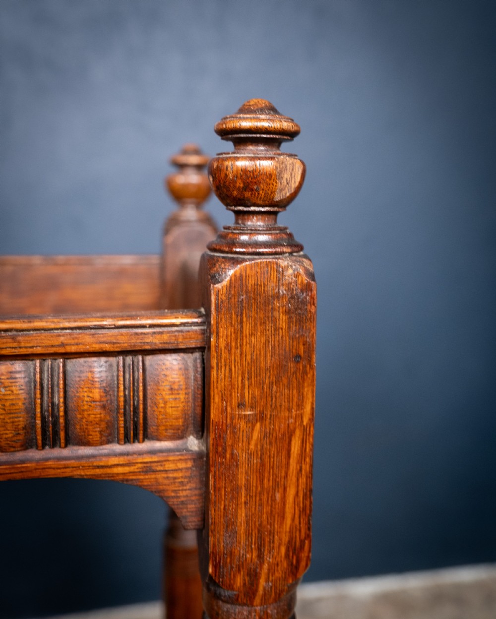 Large Country House Oak Umbrella/Stick Stand, c.1900 View XII