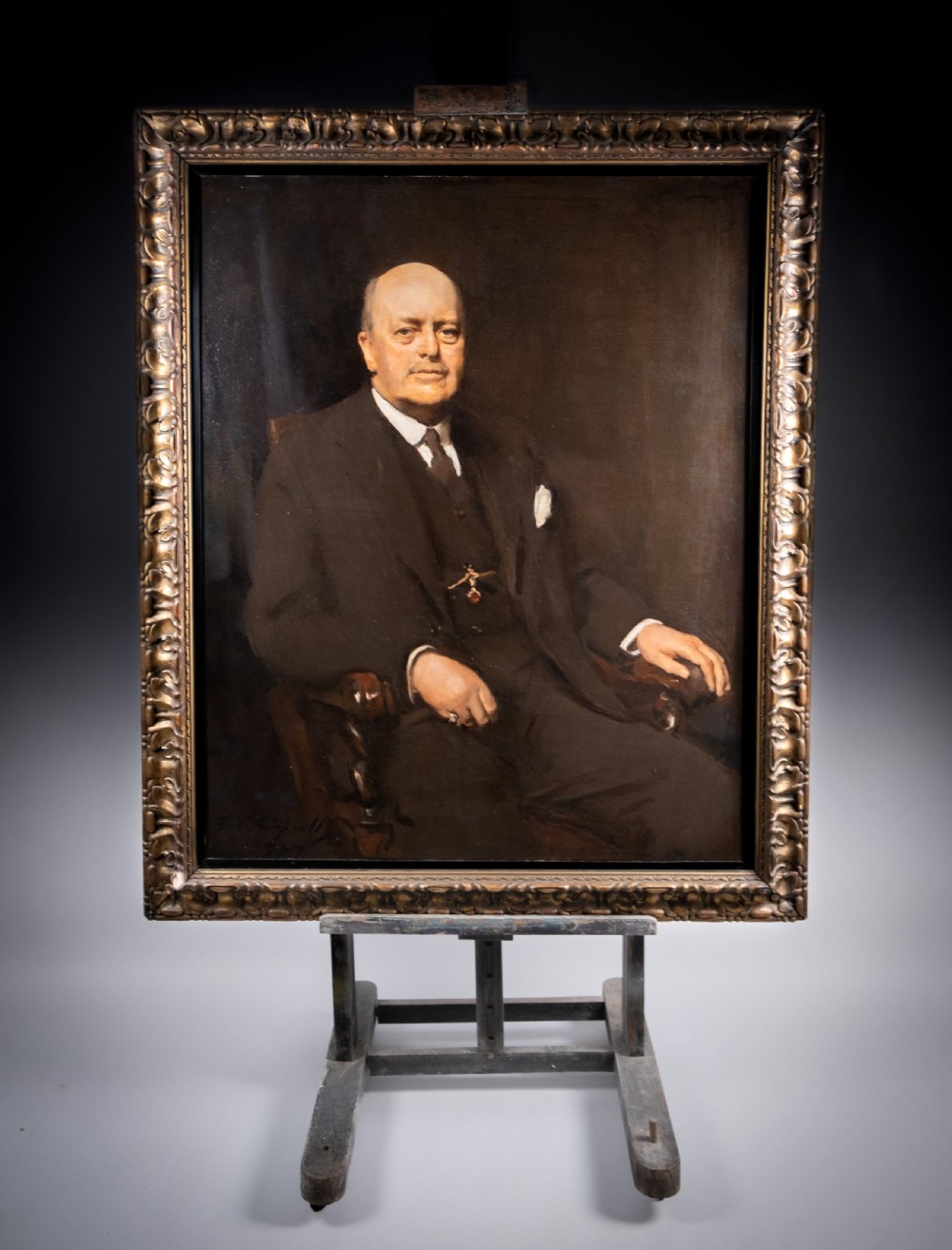 Frank Thomas Copnall (1870-1949) - Large Portrait of 'The Hon. Stutt Esq'.