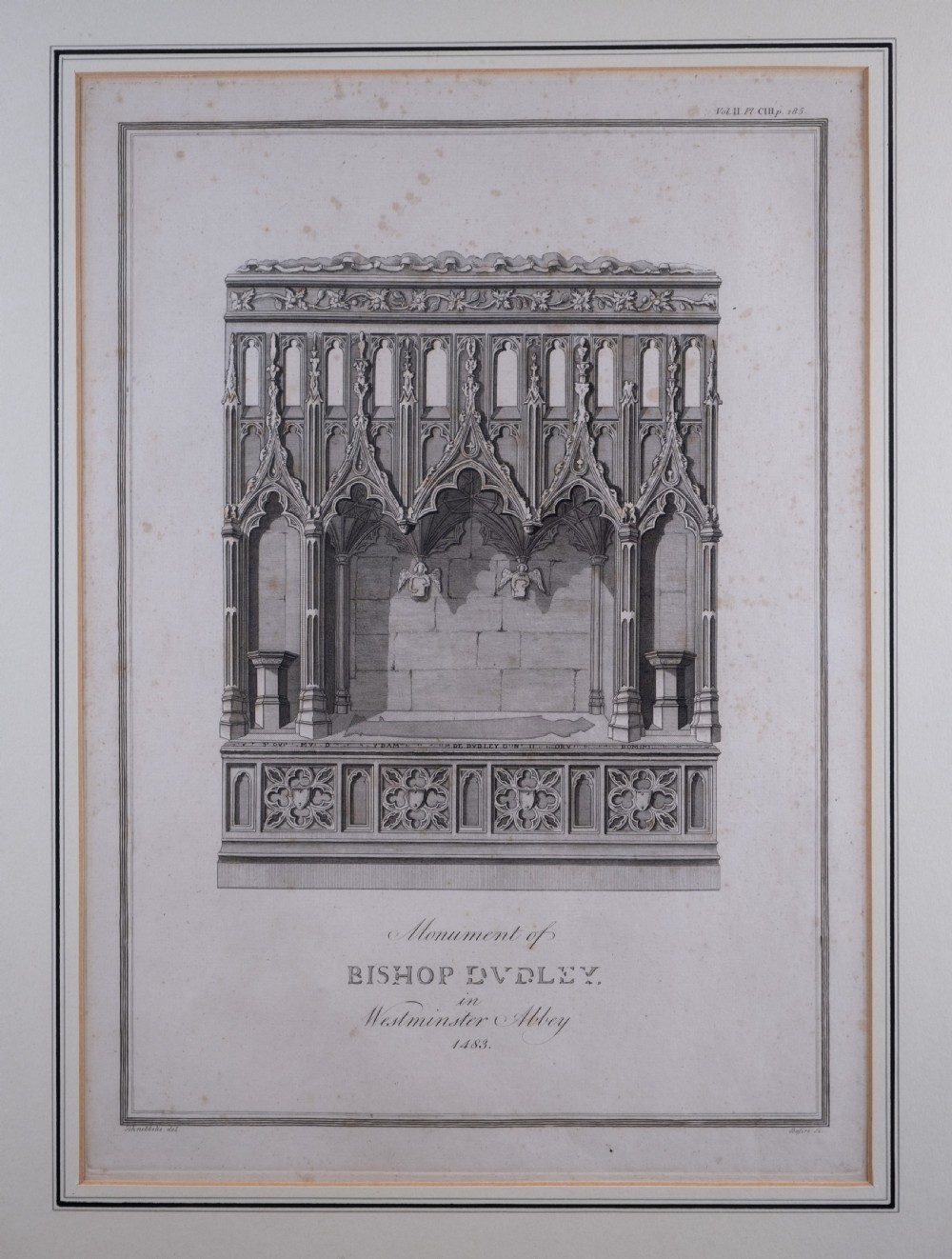 Six Large Architectural Engravings by James Basire I (1730-1802) - After J. Schnebbelie (1760-1792) View XIII