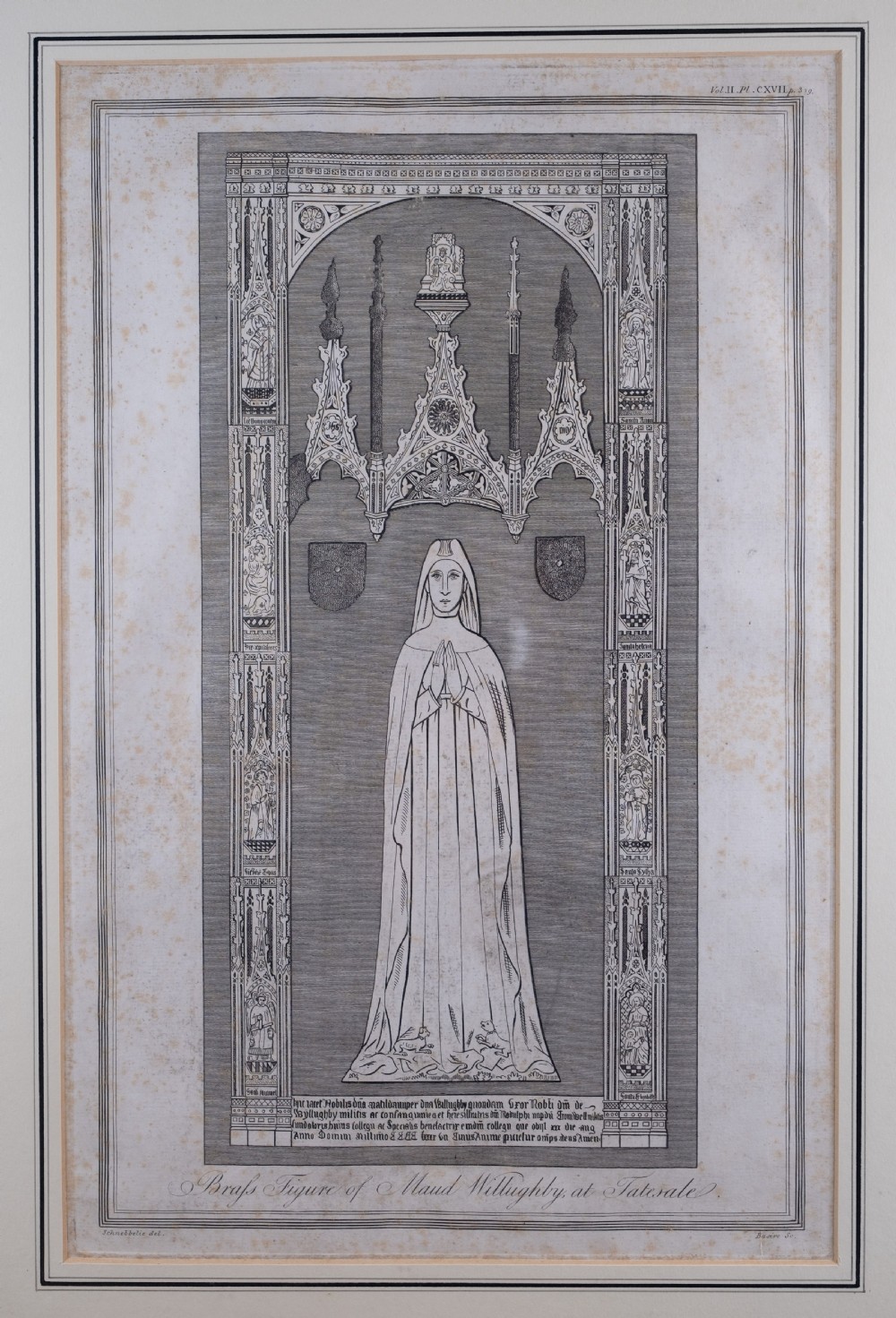 Six Large Architectural Engravings by James Basire I (1730-1802) - After J. Schnebbelie (1760-1792) View XVI