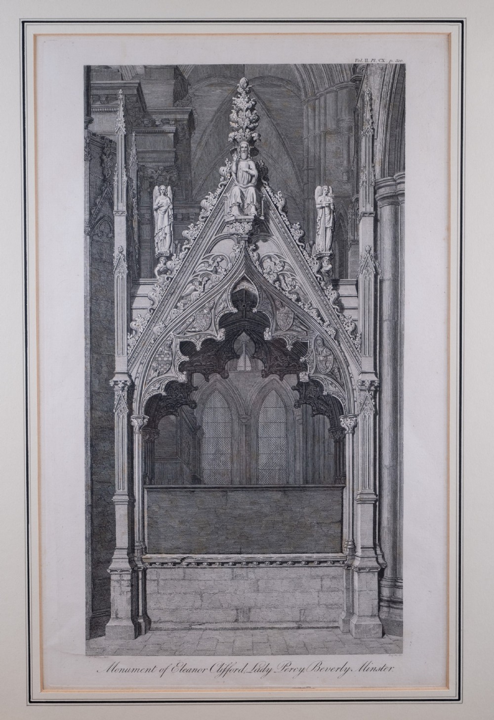 Six Large Architectural Engravings by James Basire I (1730-1802) - After J. Schnebbelie (1760-1792) View XIX