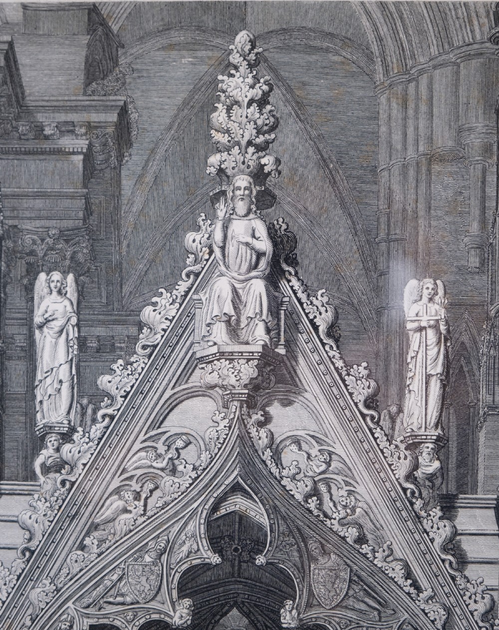 Six Large Architectural Engravings by James Basire I (1730-1802) - After J. Schnebbelie (1760-1792) View XX
