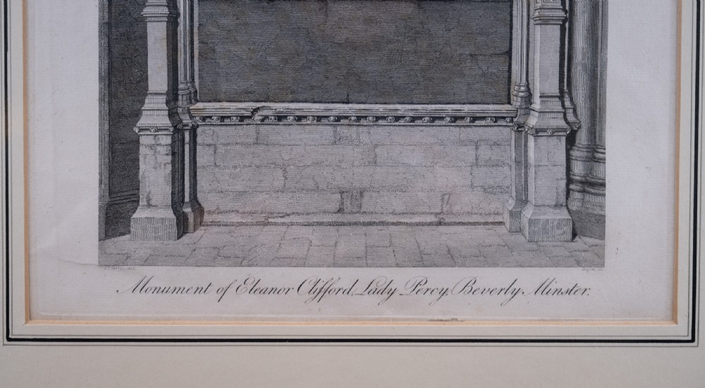 Six Large Architectural Engravings by James Basire I (1730-1802) - After J. Schnebbelie (1760-1792) View XXI