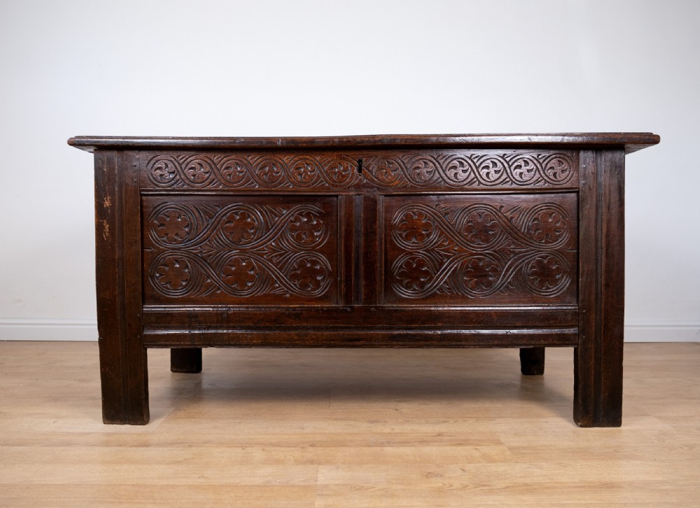 Large 17th Century Oak Coffer