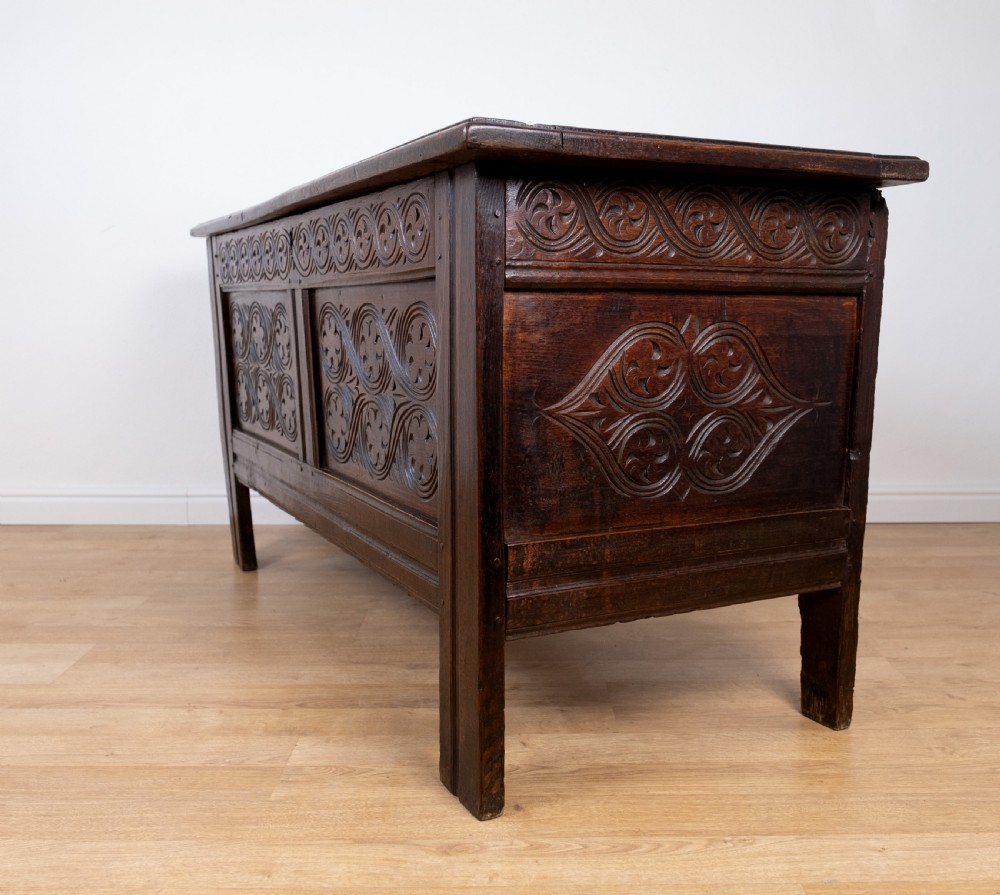 Large 17th Century Oak Coffer View III