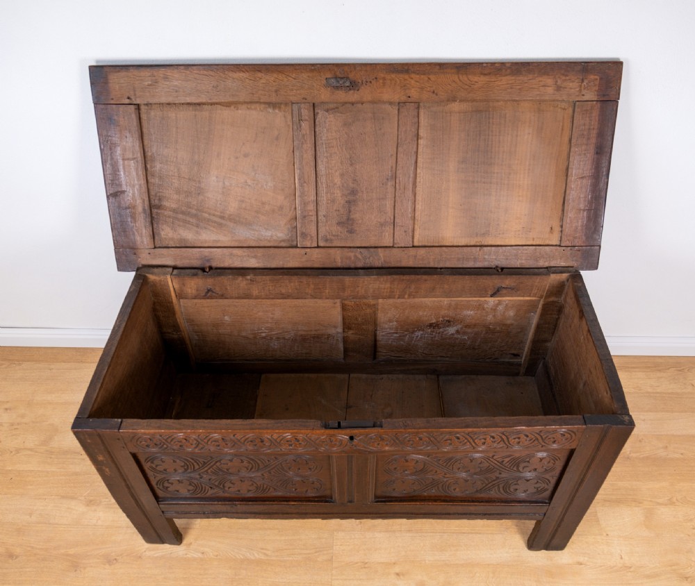 Large 17th Century Oak Coffer View XII