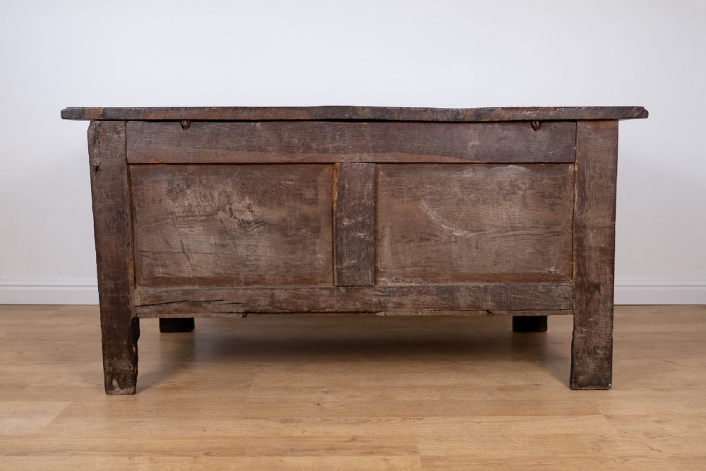 Large 17th Century Oak Coffer View XV