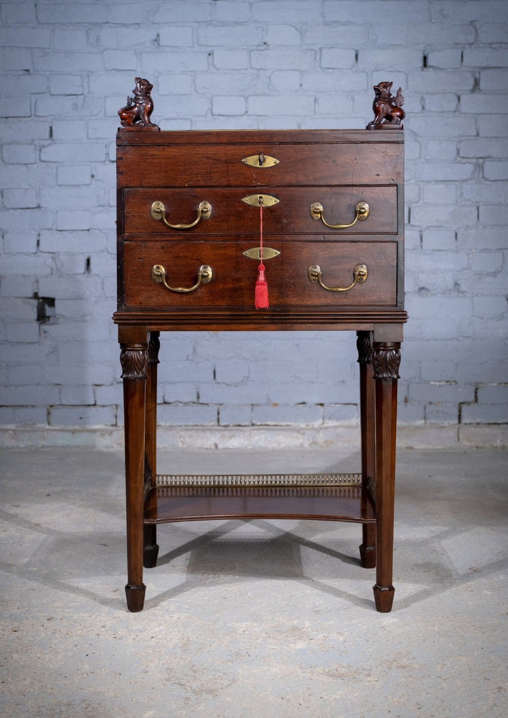 18th Century Mahogany Cabinet On Stand View III
