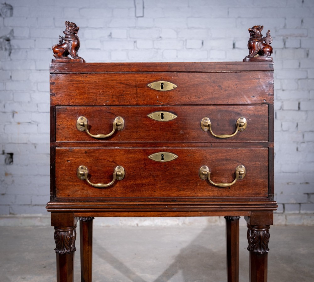 18th Century Mahogany Cabinet On Stand View IV