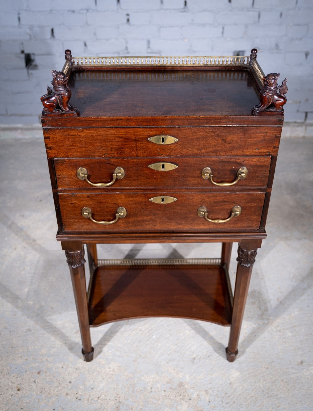 18th Century Mahogany Cabinet On Stand View V