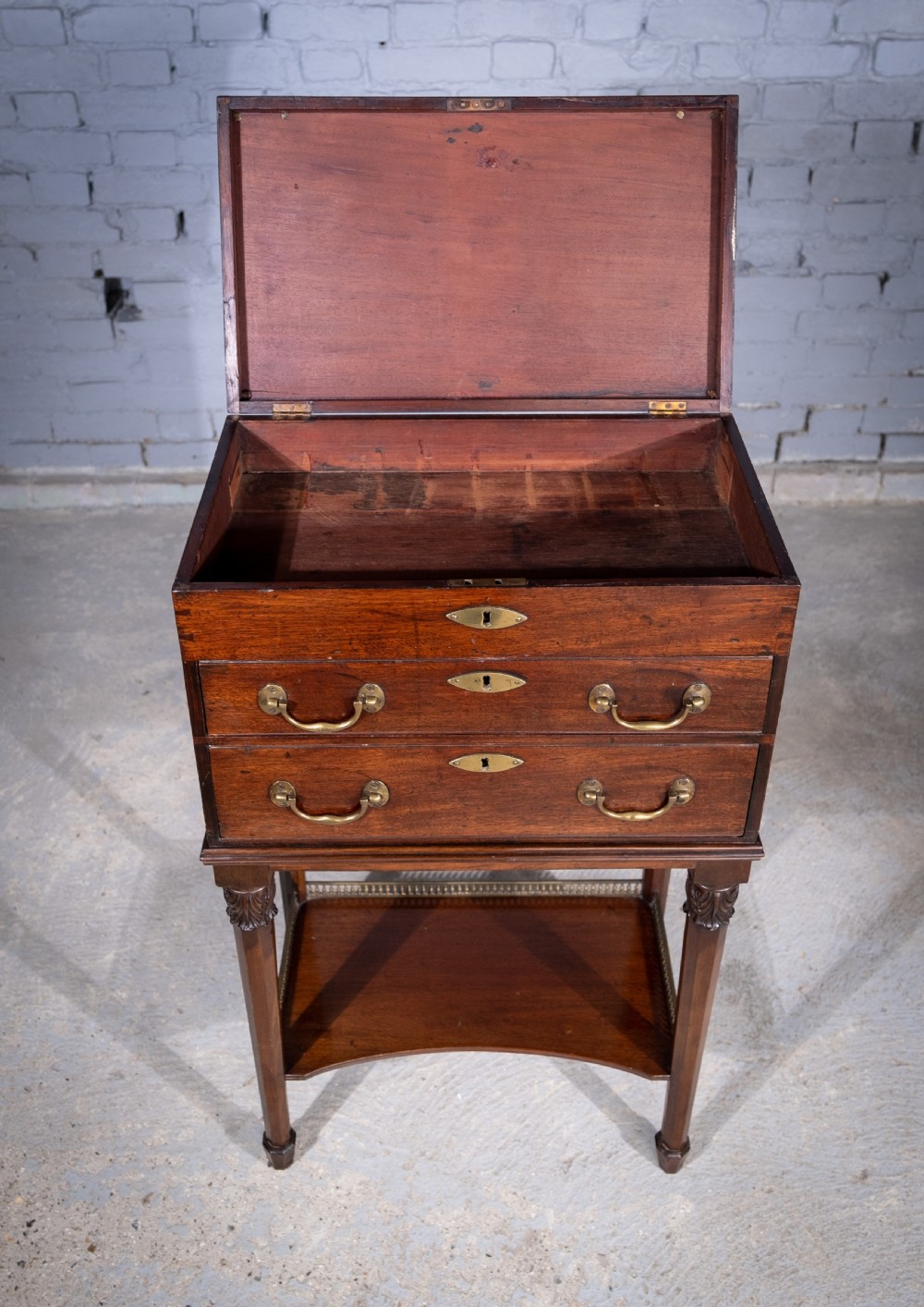 18th Century Mahogany Cabinet On Stand View VIII