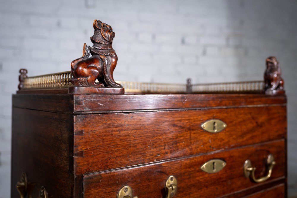 18th Century Mahogany Cabinet On Stand View XII