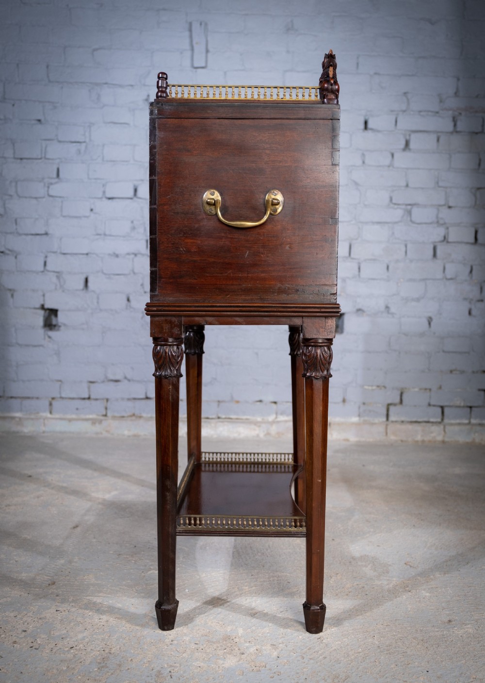 18th Century Mahogany Cabinet On Stand View XVII