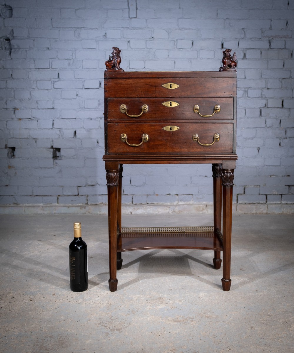 18th Century Mahogany Cabinet On Stand View XXI
