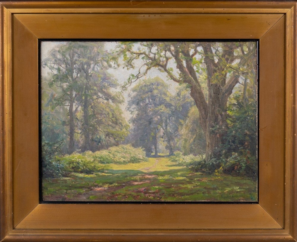Frederick Golden Short (British, 1863-1936) - Woodland Scene. Oil On Canvas. View II