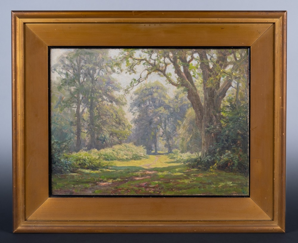 Frederick Golden Short (British, 1863-1936) - Woodland Scene. Oil On Canvas. View V