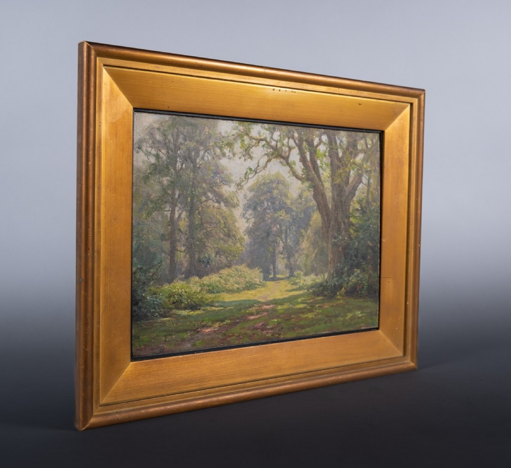 Frederick Golden Short (British, 1863-1936) - Woodland Scene. Oil On Canvas. View VI