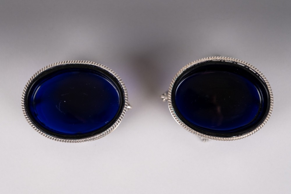 Pair Of George III Sterling Silver Salts by Edward Lowe, London, 1770. View VI