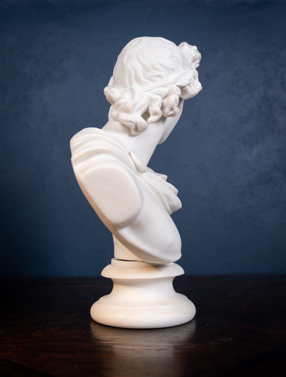 19th Century Art Union Of London Parian Bust of Apollo View V