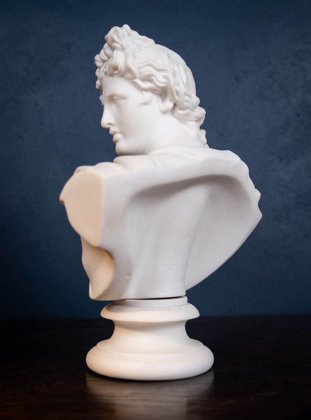 19th Century Art Union Of London Parian Bust of Apollo View VIII