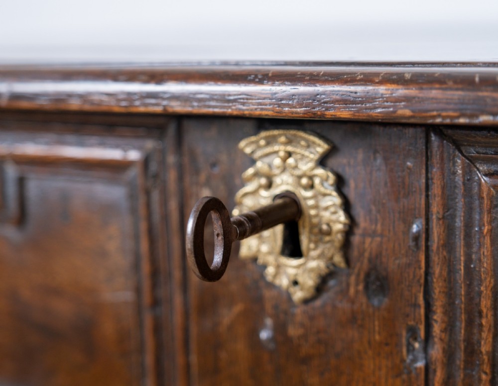 17th Century Oak Bible Box On Later Stand View VIII