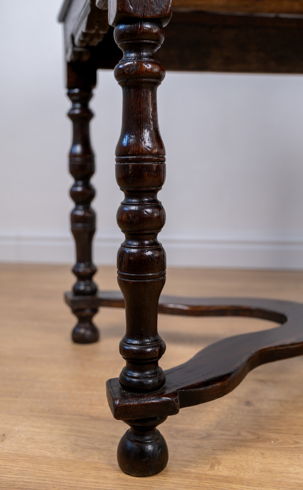 17th Century Oak Bible Box On Later Stand View XII