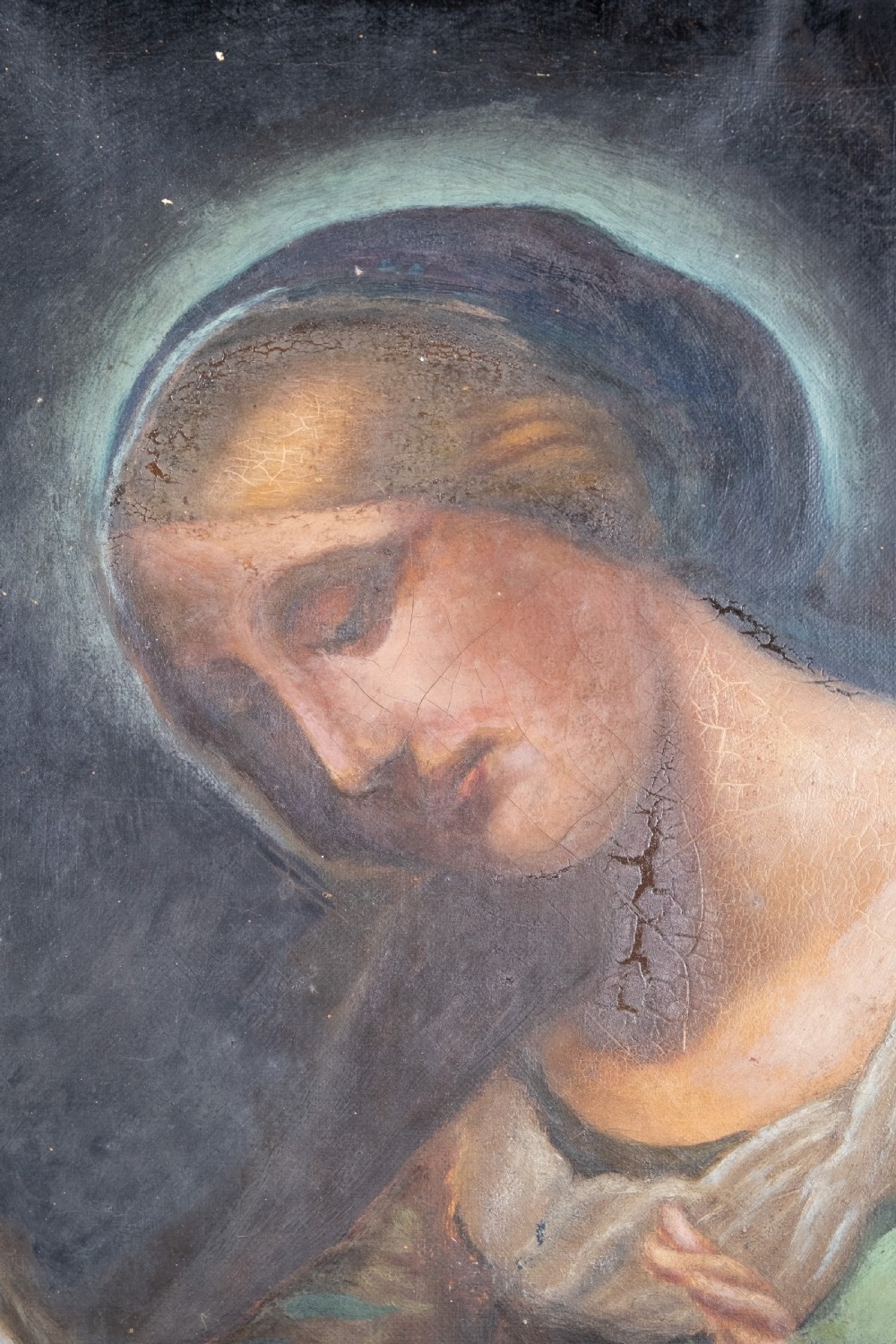After 'Madonna Del Velo' by Carlo Dolci - Oil On Canvas. View III