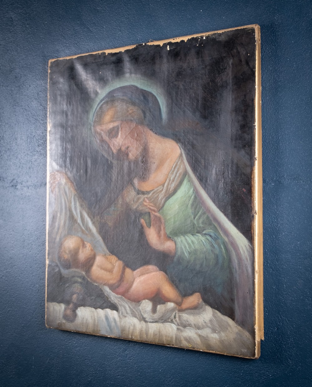 After 'Madonna Del Velo' by Carlo Dolci - Oil On Canvas. View VI