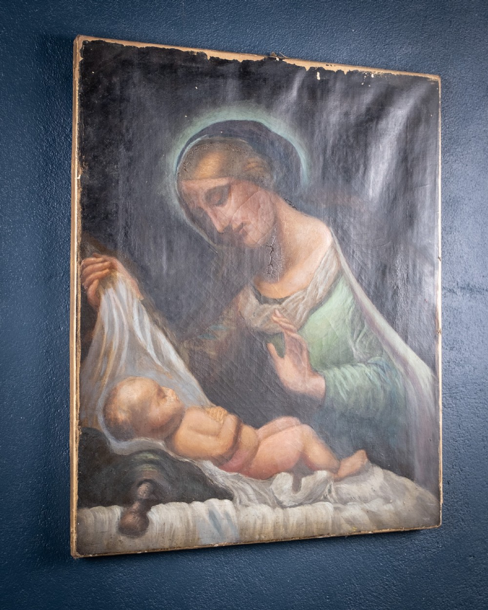 After 'Madonna Del Velo' by Carlo Dolci - Oil On Canvas. View VII