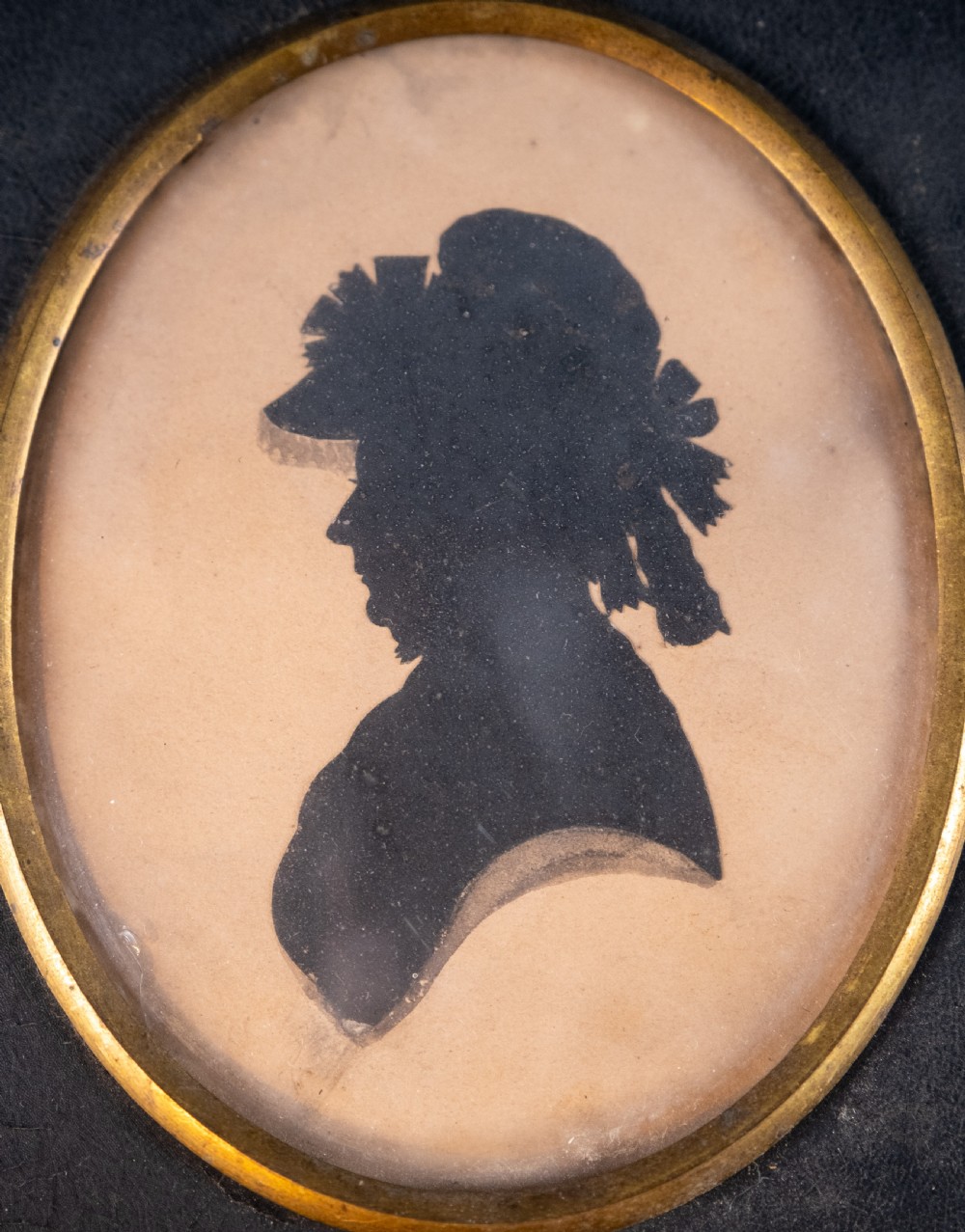 Early 19th Century Silhouette - Lady In Hat View II