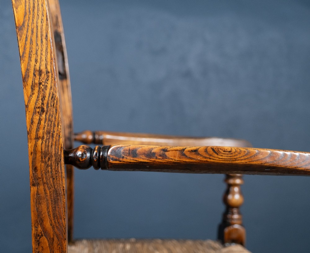 East Anglian Fruitwood & Ash 'Button Back' Country Chair View VI