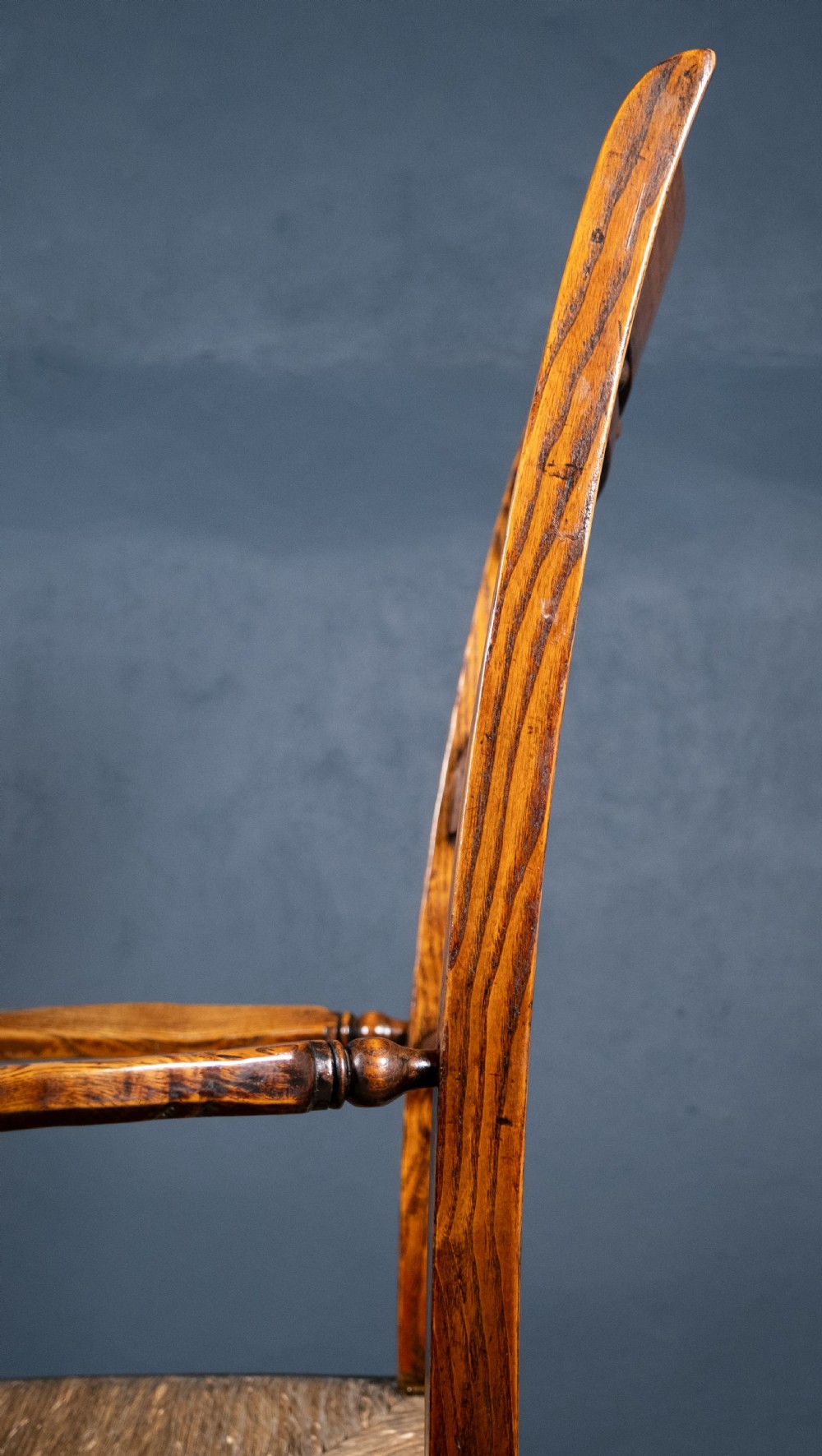 East Anglian Fruitwood & Ash 'Button Back' Country Chair View IX
