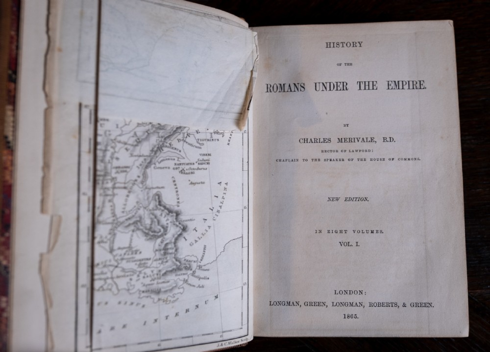 1865 History Of The Romans Under The Empire by Charles Merivale - 8 Volume Book Set. View VIII