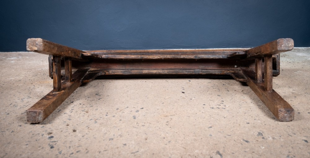 19th Century Chinese Elm Bench View XIII
