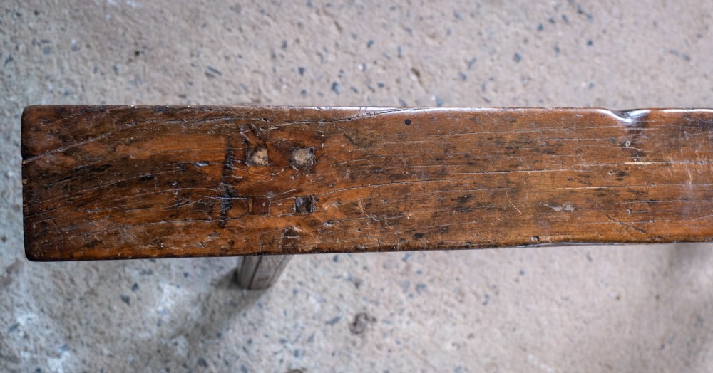 19th Century Chinese Elm Bench View V