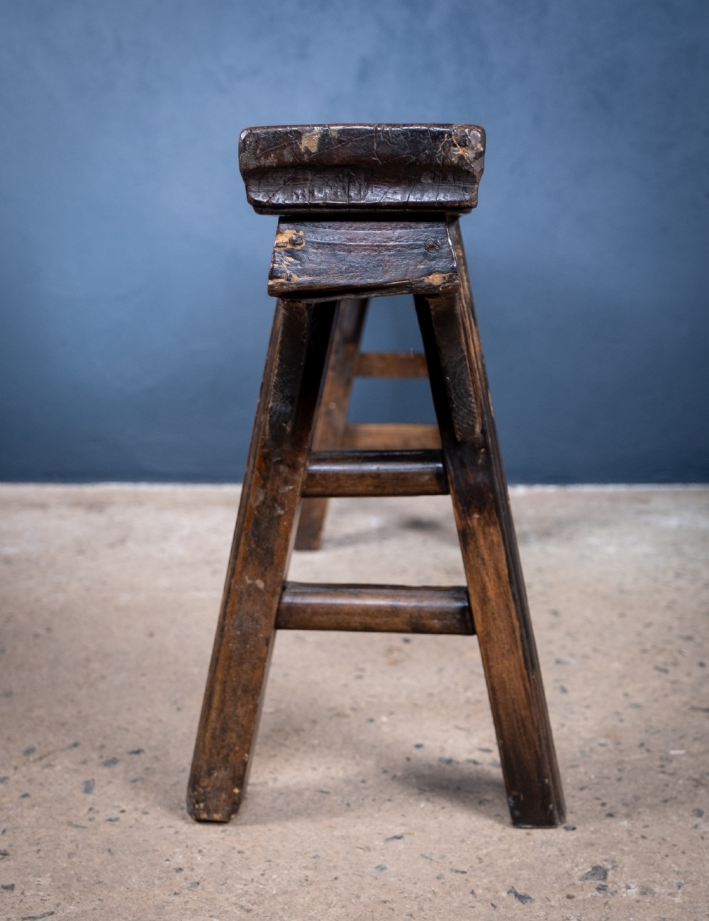 19th Century Chinese Elm Bench View IX