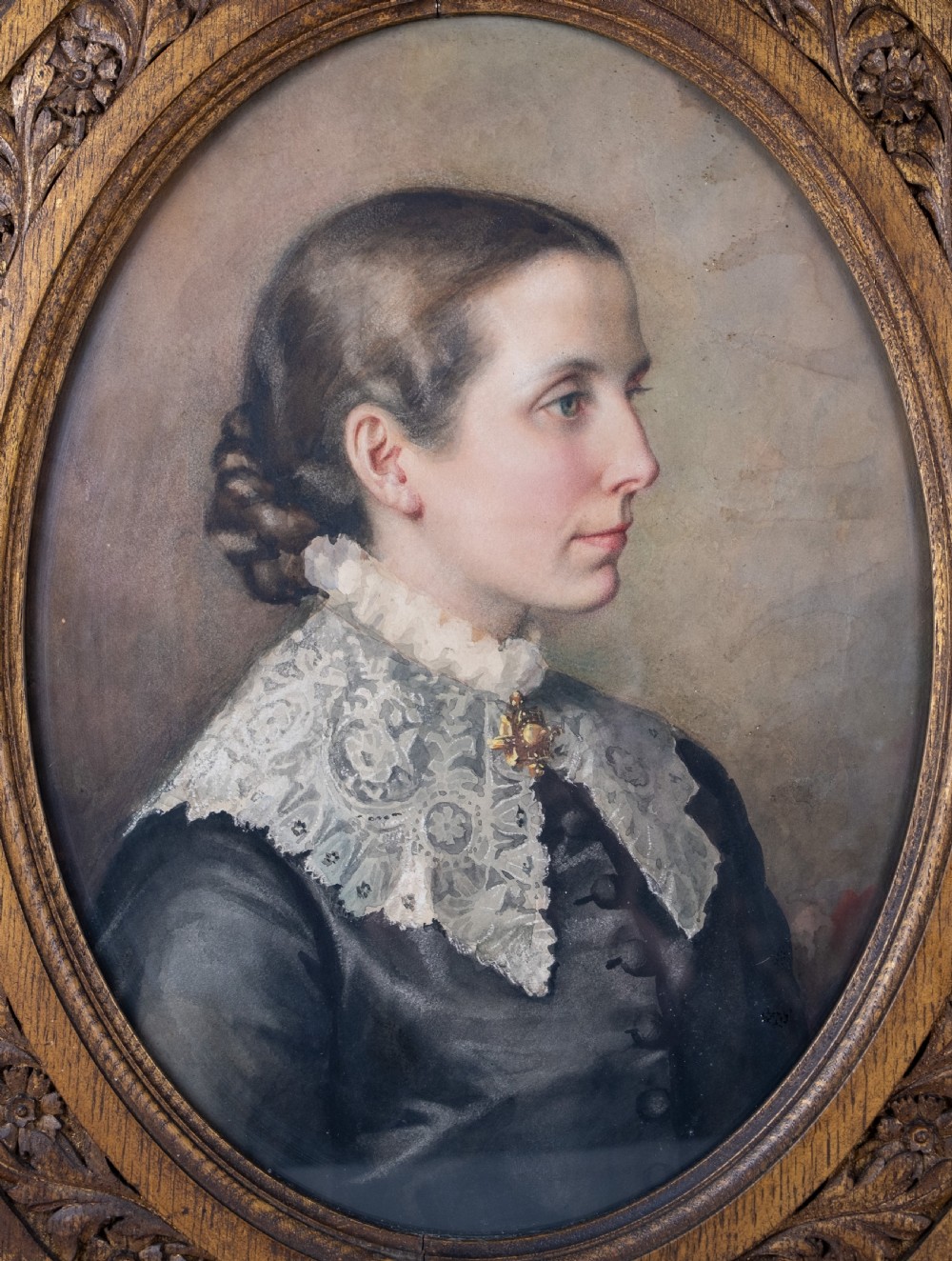 Pair of Fine 19th Century Watercolour Portraits View IV