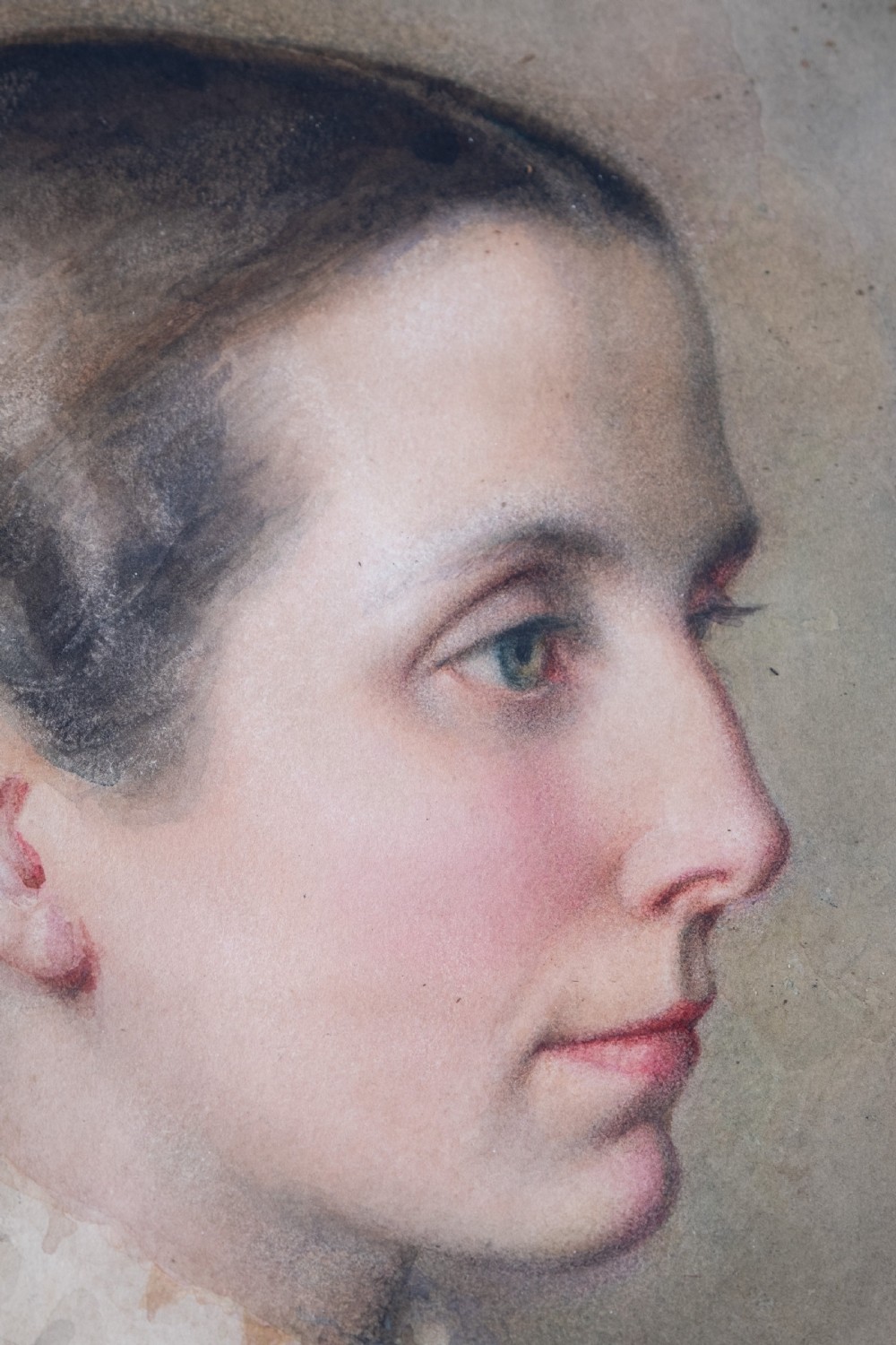 Pair of Fine 19th Century Watercolour Portraits View V