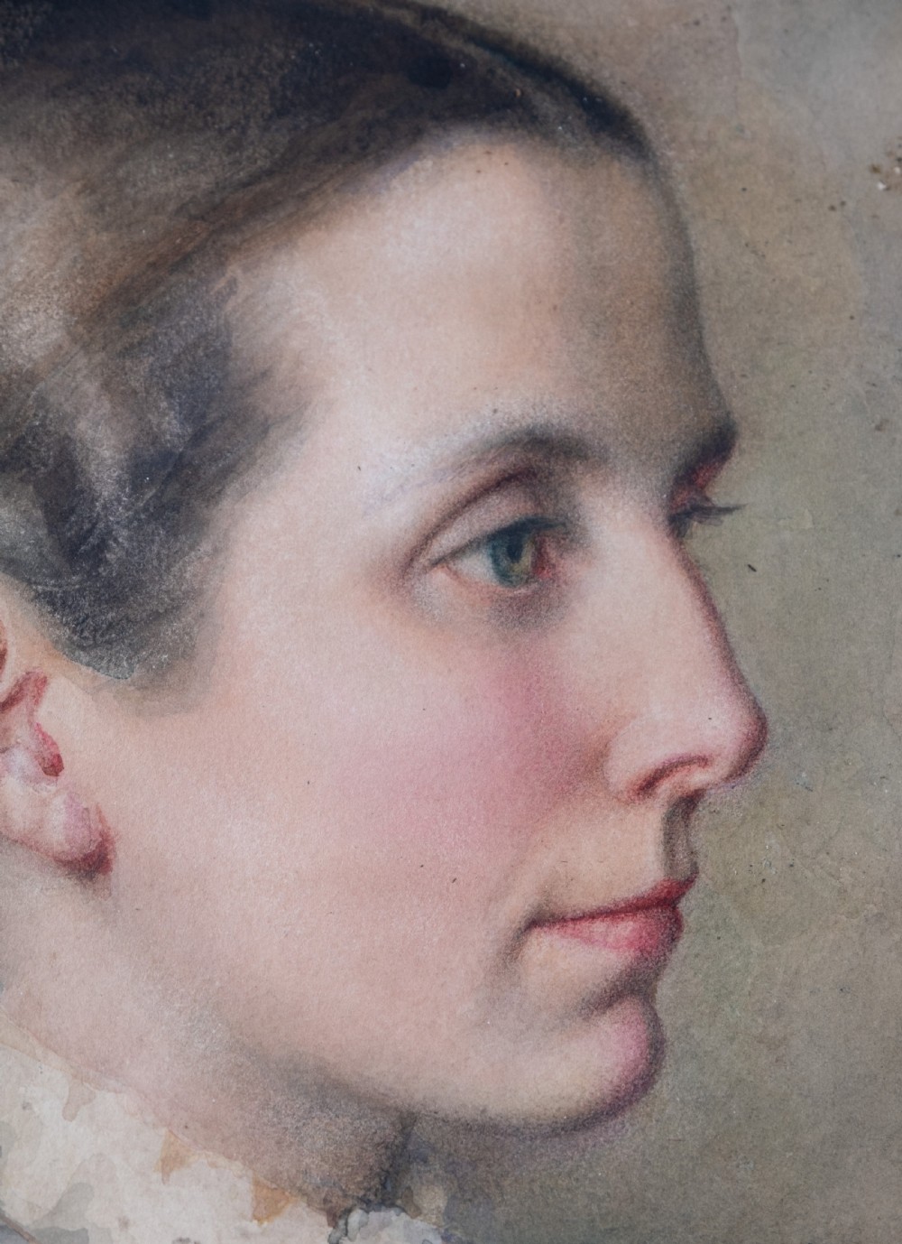 Pair of Fine 19th Century Watercolour Portraits View VI