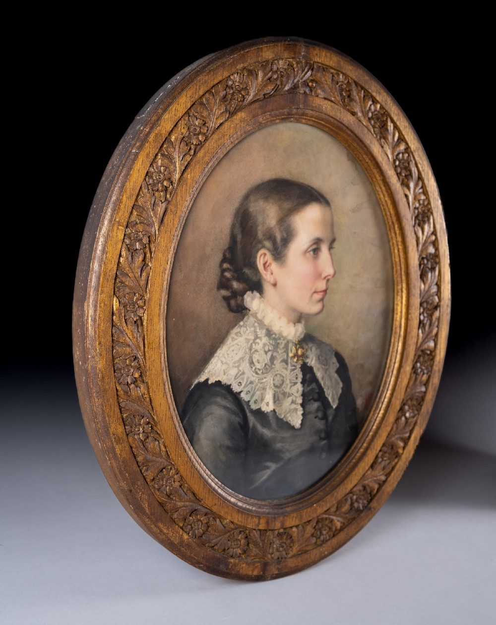 Pair of Fine 19th Century Watercolour Portraits View VIII