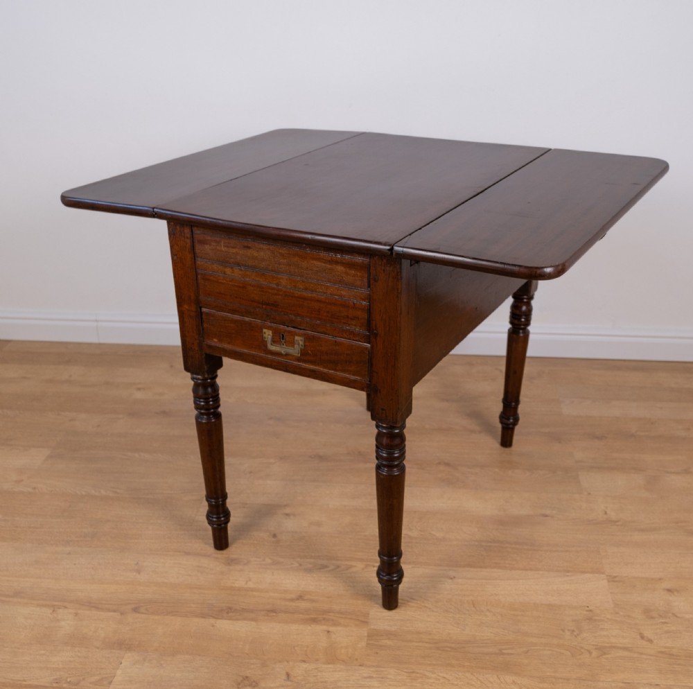 Regency Mahogany Metamorphic Campaign Desk / Dining / Dressing Table View III