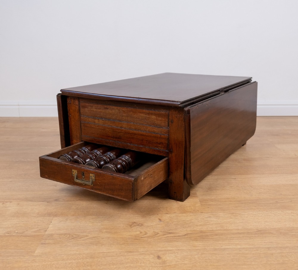 Regency Mahogany Metamorphic Campaign Desk / Dining / Dressing Table View VI